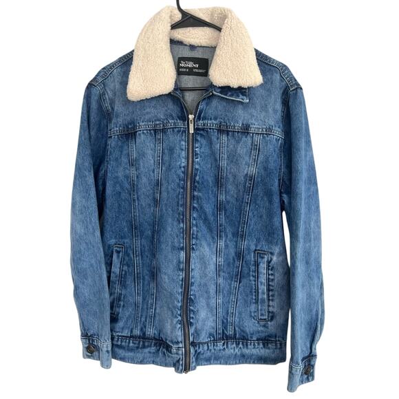 Revolt The Tubbo Moment Unisex By The Sea Denim Jean Jacket Zip Size Small CLEAN - Picture 2 of 7